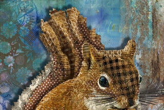 Woodland Squirrel Art Print