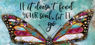 Feed Your Soul Butterfly Art Print