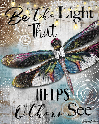 The Light Dragonfly Art Print