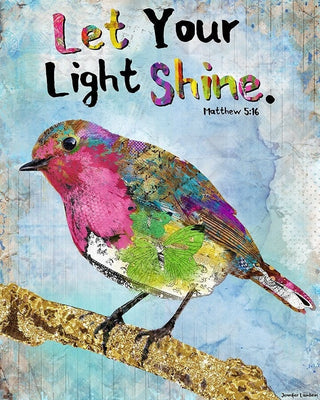 Pink Shine Bird Art Print - Boho Butterfly - Inspirational Quote