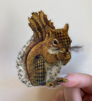 Woodland Squirrel Sticker