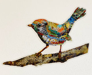 Feel Beautiful Bird Sticker