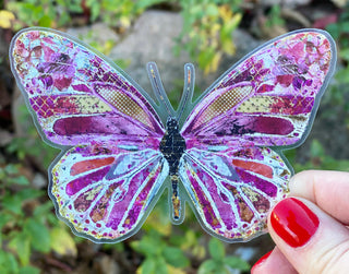 Blushing Butterfly Sticker