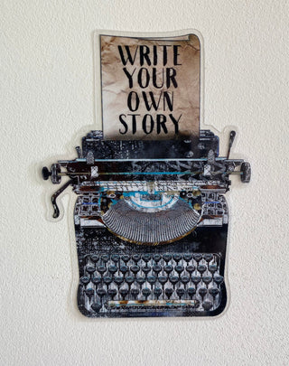 Vintage Typewriter Sticker
