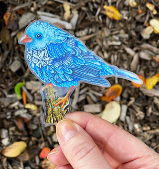 Blue Bird Sophia Sticker