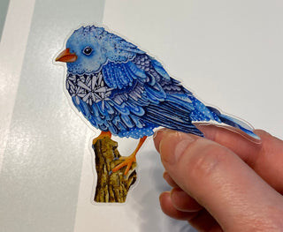 Blue Bird Sophia Sticker