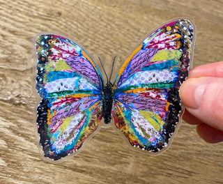 Sunrise Butterfly Sticker