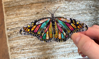 Be Happy Butterfly Sticker