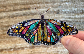 Be Happy Butterfly Sticker
