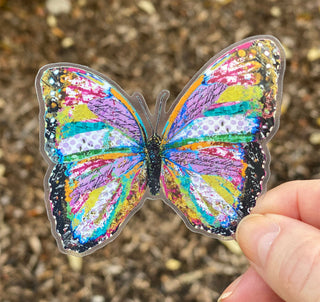 Sunrise Butterfly Sticker