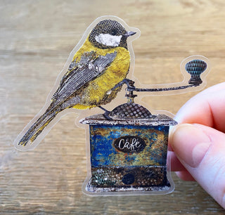 Coffee Bird Sticker