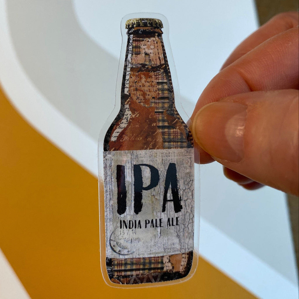 IPA Beer Sticker – Textured Home