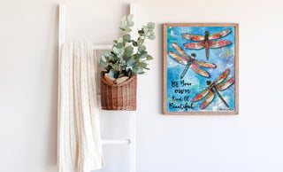 Beautiful Dragonflies Art Print