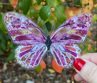 Blushing Butterfly Sticker