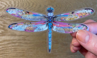 Lace Vibes Dragonfly Sticker