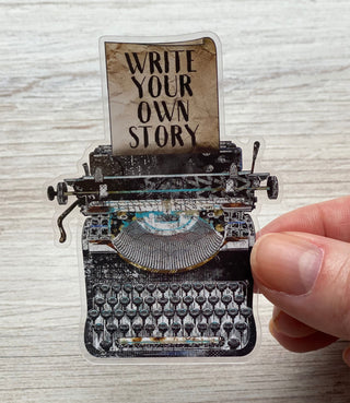 Vintage Typewriter Sticker