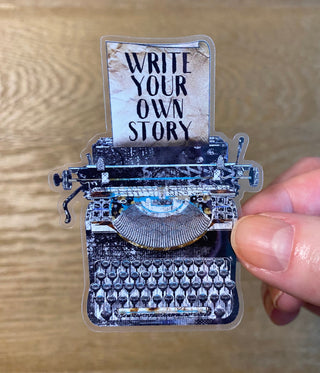 Vintage Typewriter Sticker