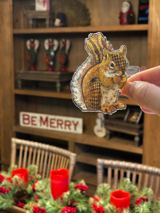 Woodland Squirrel Sticker