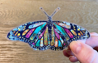 Be Happy Butterfly Sticker