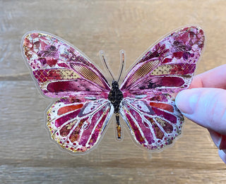 Blushing Butterfly Sticker