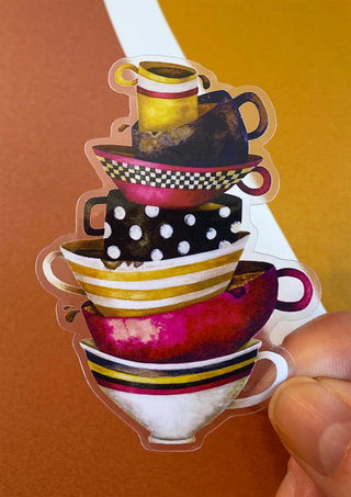 Sweet Coffee Cups Sticker