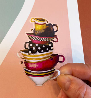 Sweet Coffee Cups Sticker