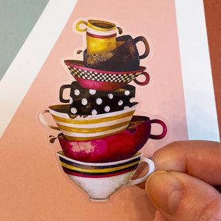 Sweet Coffee Cups Sticker
