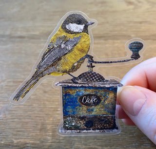 Coffee Bird Sticker