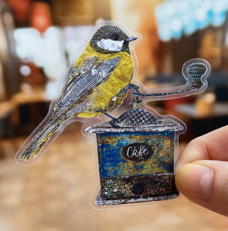 Coffee Bird Sticker