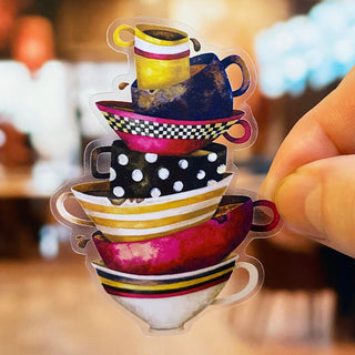 Sweet Coffee Cups Sticker