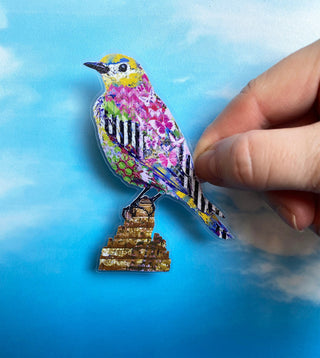 Butterfly Bird Sticker