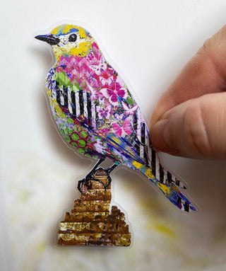 Butterfly Bird Sticker