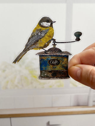 Coffee Bird Sticker