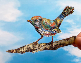 Feel Beautiful Bird Sticker