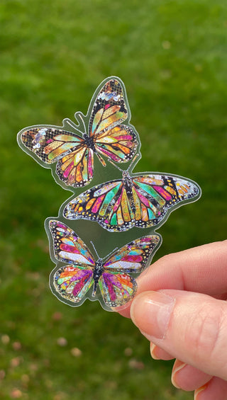 Butterfly Trio Sticker