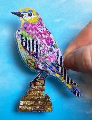 Butterfly Bird Sticker