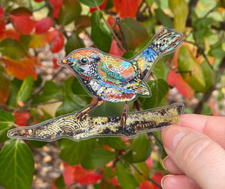 Feel Beautiful Bird Sticker