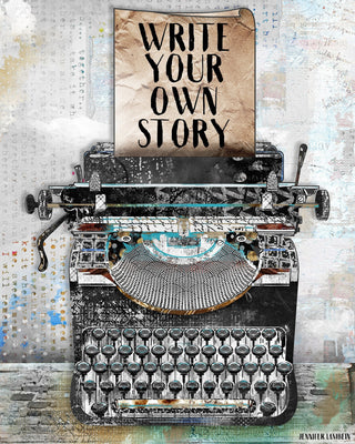Your Story Typewriter Art Print