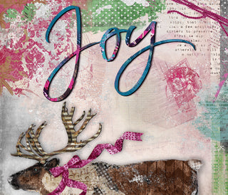 Reindeer Joy Art Print