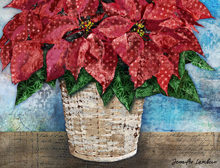 'Tis The Season Poinsettia Art Print