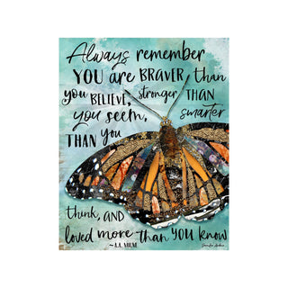 Always Believe Butterfly Art print