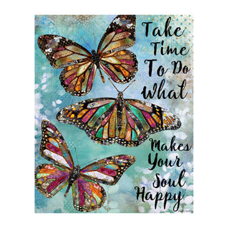 Take Time Butterflies Art Print