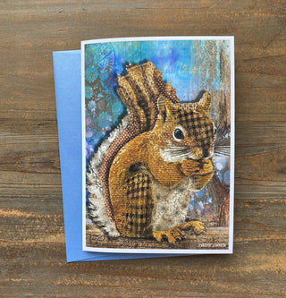 Woodland Squirrel Greeting Card