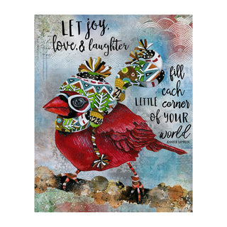 Let Joy Bird Art Print