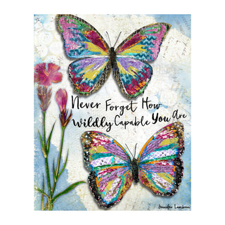 Wildly Capable Butterflies Art Print