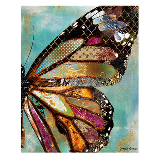 Blue Skies Butterfly Wing Art Print