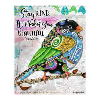 Stay Kind Bird Art Print