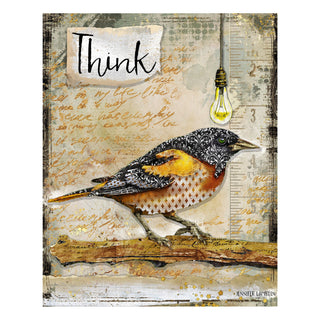 Think Bird Art Print