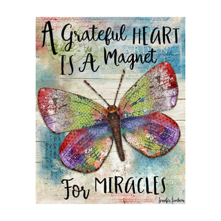 Grateful Heart Butterfly Art Print
