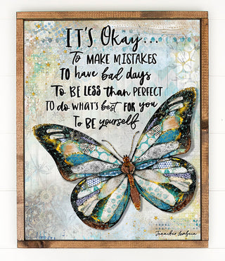 It's Ok Butterfly Art Print